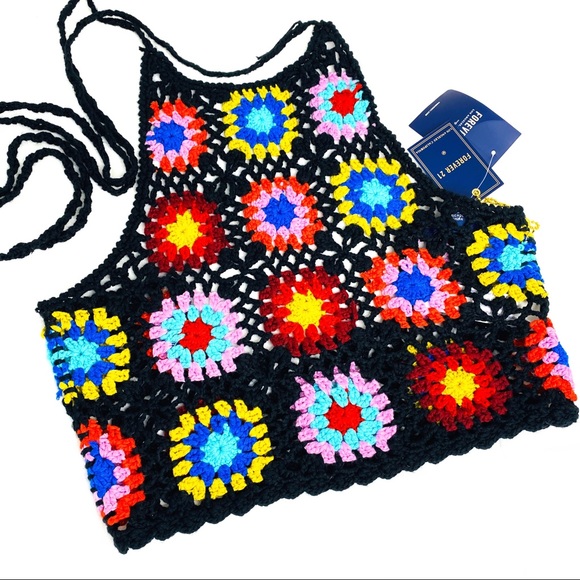 Forever 21 Crochet Crop Tank Top - Picture 7 of 8